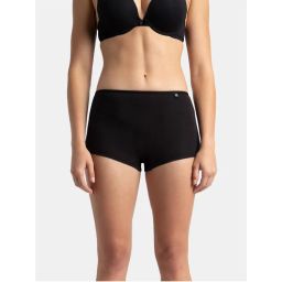Jockey SS04 Women High Coverage Super Combed Cotton Elastane Boy Leg - Black-picture-45