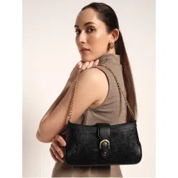 THE GUSTO Luna Black Shoulder Bag (S)-picture-22
