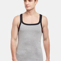 BODYX Round Neck Pure Cotton Innerwear Vests-image-29