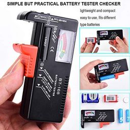 bosig bosig® Battery Tester Universal Battery Checker for AA AAA C D 9V 1.5V Button Cell Batteries image 2