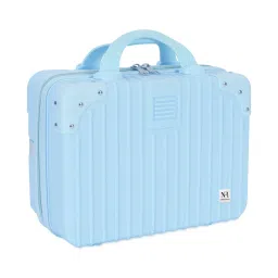 NFI Essentials Hard Shell Vanity Cases for Women Travel Cosmetic Case Organizer Blue-picture-49
