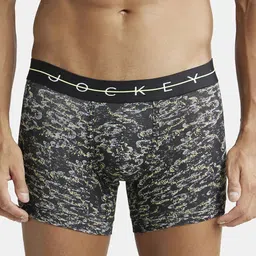 Jockey Printed Ultrasoft Trunk NY02-0101-BLWHY-17