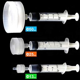 Ks-Tek Plastic Clear Reusable Syringe Filter Used with Filter Membranes, Durable and Stable for Lab Filtration (50mm,1) image 4