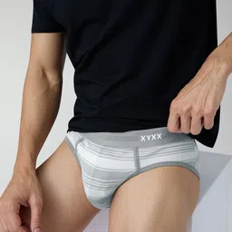 XYXX Men Striped Combed Cotton Streax Basic Briefs XYBRF142-picture-14