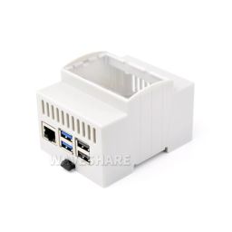 Waveshare Raspberry Pi 5 DIN Rail ABS Case Injection-Molded ABS Case For Raspberry Pi 5 - RS8525 Waveshare Raspberry Pi 5 DIN Rail ABS Case Injection-Molded ABS Case For Raspberry Pi 5 - RS8525 image 4