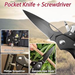 infinibyte 6-in-1 Multi-Tool – EDC Locking Carabiner Keychain with Bottle Opener, Window Breaker, Screwdriver – Pocket Survival Gear Tool for Men image 2