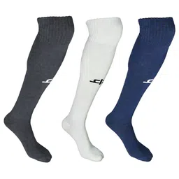 Heelium Pack of 3 Odour Free Superior Grip Cushioned Base Bamboo Football Socks-image-10