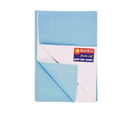 BIANCA Kids Blue Soft Bamboo Waterproof & Anti-Bacterial Large Baby Dry Sheet-image-9