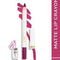 MyGlamm LIT Matte About It Lip Color with Sharpener 2.8g - Berry Bachata-55