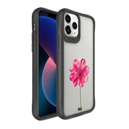DailyObjects Transparent & Pink Painted Hibiscus iPhone 11 Pro Back Case-33