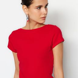 Trendyol Round Neck Styled Back Top-picture-14