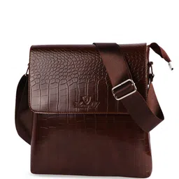 Keviv Textured PU Structured Handheld Bag with Applique-image-0