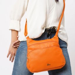 Lavie Cetan Csb Women Orange Vertical Sling Bag-picture-30