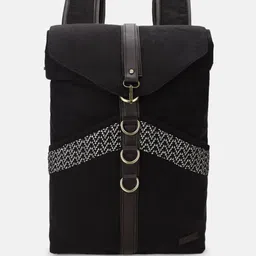 Maisha Unisex Geometric Printed Backpack-9