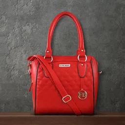 FLYING BERRY Red Quilted Handheld Bag-54