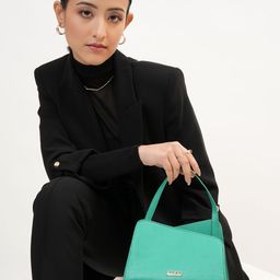 KLEIO Textured Shopper Handheld Bag-image-3