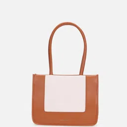Van Heusen Woman Colourblocked Structured Handheld Bag-35