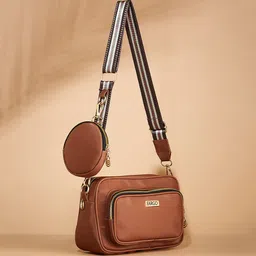 FARGO Structured Sling Bag With Pouch image 1