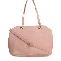 HORRA Peach Structured Handheld Bag-image-0