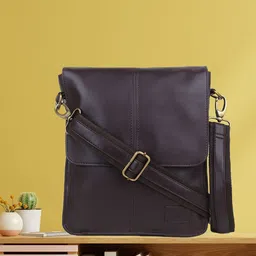 yelloe Men Brown Messenger Bag-picture-54