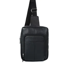 CIMONI Unisex Solid Leather Crossbody Bag-10