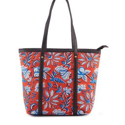 NEPRI Women Printed Structured Tote Bag-21