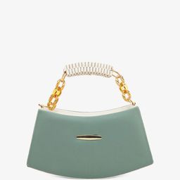 DressBerry Colourblocked Structured Handheld Bag-17