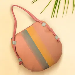 Baggit Pink Structured Shoulder Bag-image-28