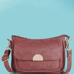 Lancer Women Solid Crossbody Leather Sling Bag-image-24