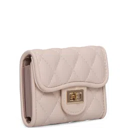 Inc 5 Beige Textured PU Sling Bag image 1
