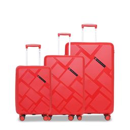 SWISS MILITARY Set Of 3 Textured Hard-Sided Trolley Bag-12