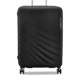Safari Aerodyne Textured 360-Degree Rotation Hard-Sided Large Trolley Bag- 77 cm-46