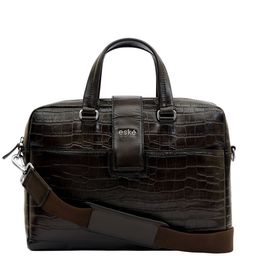 Eske Men Textured Leather Laptop Bag-58