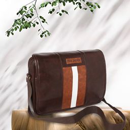 FUR JADEN Unisex Colourblocked Water Resistant CrossBody Messenger Bag-37
