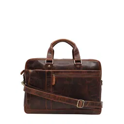 CALFNERO Men Leather Messenger Bag-14