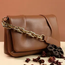 HAUTE SAUCE by  Campus Sutra Structured Sling Bag-11