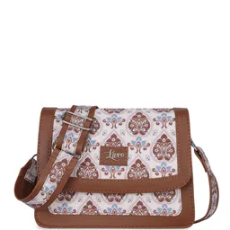 LIVRO Floral PU Structured Sling Bag-55