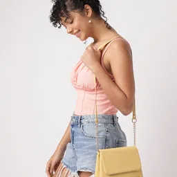 Fastrack PU Structured Sling Bag image 1