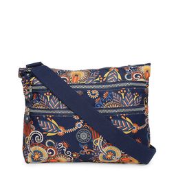 BAOMI Navy Blue Ethnic Motifs Printed Structured Sling Bag-5