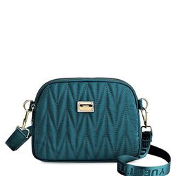 Diva Dale Women Green Textured Structured Sling Bag with Quilted-image-29