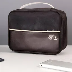 Cortina Brown & White Electronics Accessories Travel Organizer Bag-55