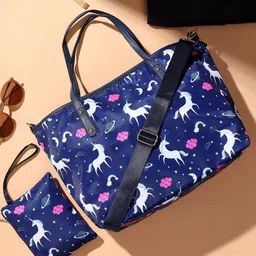 Bag Pepper Graphic Printed Structured Tote Bag-42