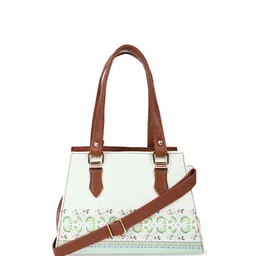 YOYOWING Ethnic Motifs Printed Structured Satchel Bag image 5