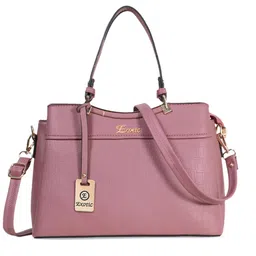 Exotic Women Animal Textured PU Structured Handheld Bag image 2