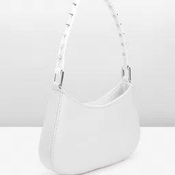 MANGO Structured Embellished Shoulder Bag image 2
