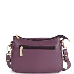Lancer Women Solid Crossbody Leather Sling Bag image 3
