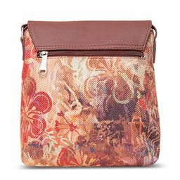 ZOUK Floral Printed Structured Sling Bag image 5