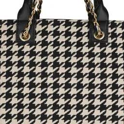 MINI WESST Abstract Printed Structured Shoulder Bag image 3