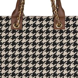 MINI WESST Geometric Printed Structured Handheld Bag image 5