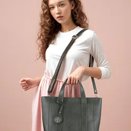 Toteteca Textured Structured Shoulder Bag-31